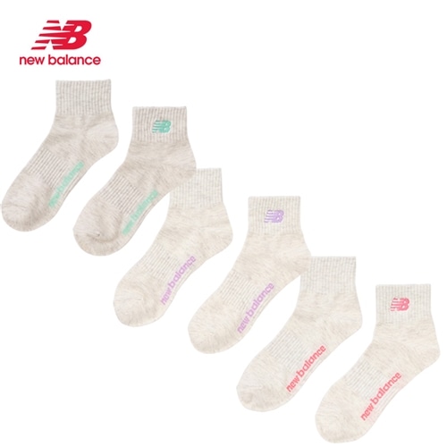 New Balance ニューバランス ワンポイントロゴ ソックス 3足セット
