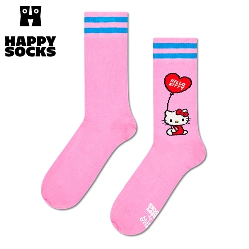 Hello Kittyリボンハイソックス ピンク Happy Socks ハッピーソックス スポーツソックス HELLO KITTY ハロー
