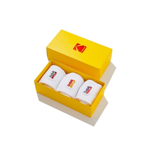 コダック　 8枚セット Kodak コダック マルチ レター パッケージ ソックス 3足セット(3足