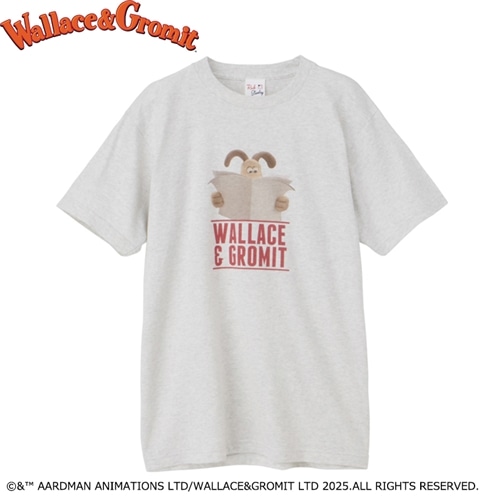 Wallace and Gromit / ウォレスとグルミット / Tシャツ アッシュ