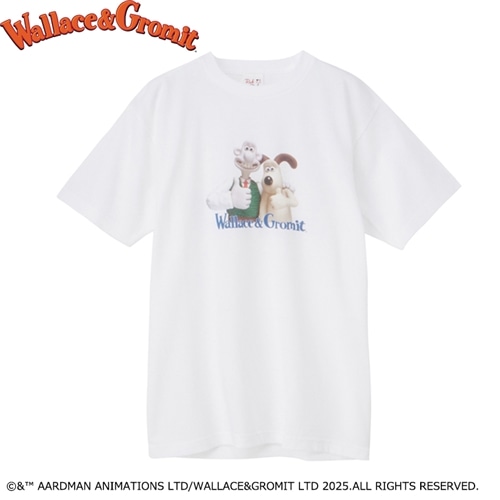 Wallace and Gromit / ウォレスとグルミット / Tシャツ ホワイト