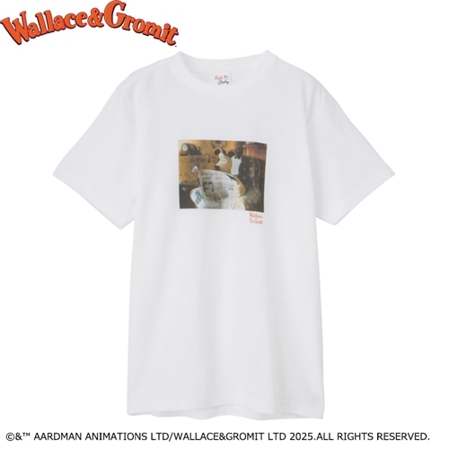Wallace and Gromit / ウォレスとグルミット / フォトTシャツ ホワイト