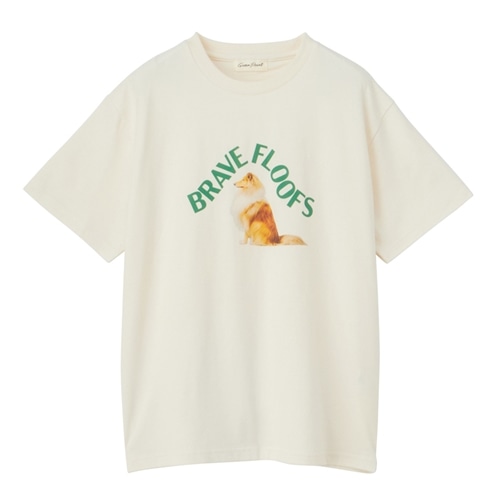 アニマル Tシャツ COLLIE DOG(オフホワイト): 通常| プラザ