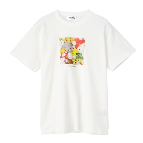 ミッフィー Miffy フォトプリントTシャツ ホワイト