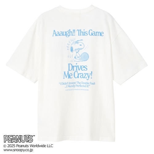 スヌーピー PEANUTS Tシャツ テニス ホワイト