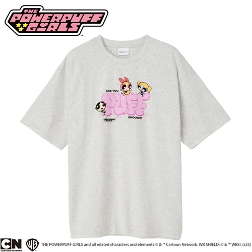 THE POWERPUFF GIRLS パワーパフ ガールズ Tシャツ アッシュ