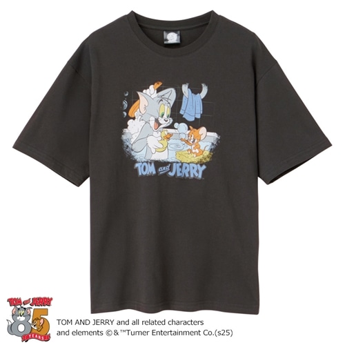 TOM and JERRY トムとジェリー 85周年アートTシャツ ホワイト