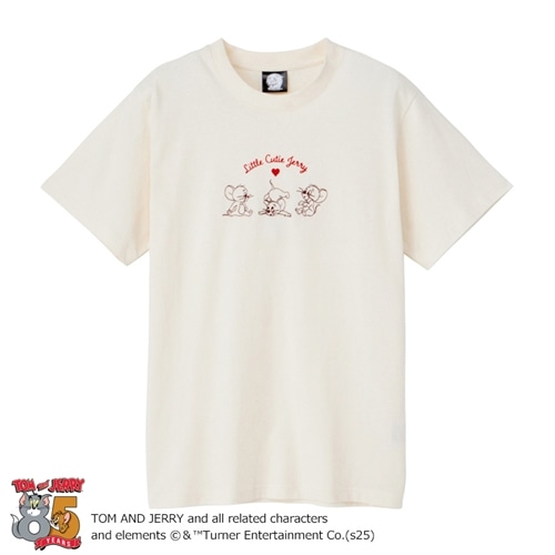 TOM and JERRY トムとジェリー Tシャツ ジェリー バニラホワイト