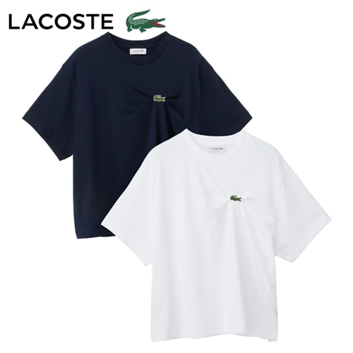 【Lacoste】半袖 ロゴ Tシャツ ネイビー / 送料無料 ラコステ ネイビー Tシャツ 刺繍ロゴ 半袖 - メルカリ