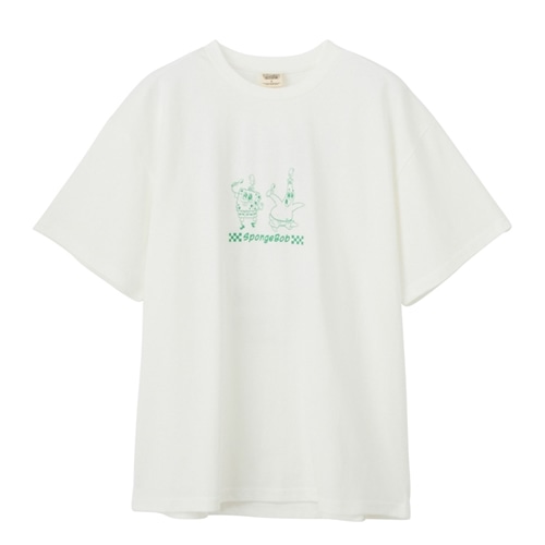 SpongeBob SquarePants スポンジ・ボブ Tシャツ チェッカーサンデー