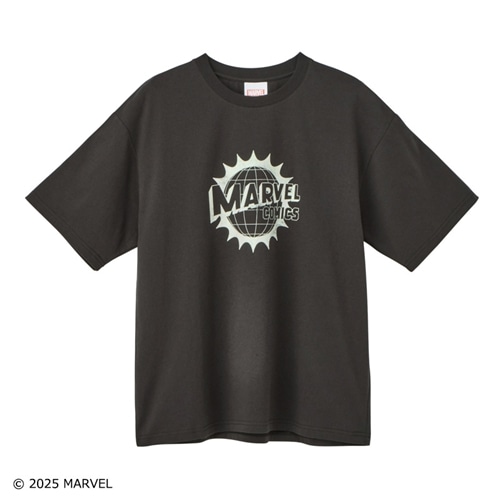 Disney（ディズニー）マーベル/コミックロゴ ビッグシルエットTシャツ