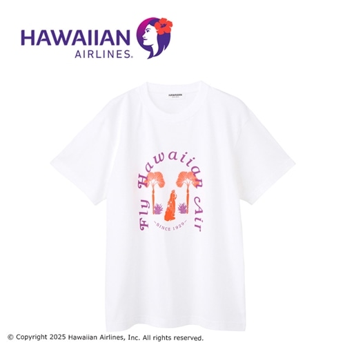 HAWAIIAN AIRLINES ハワイアン航空 Tシャツ(ホワイト): 通常