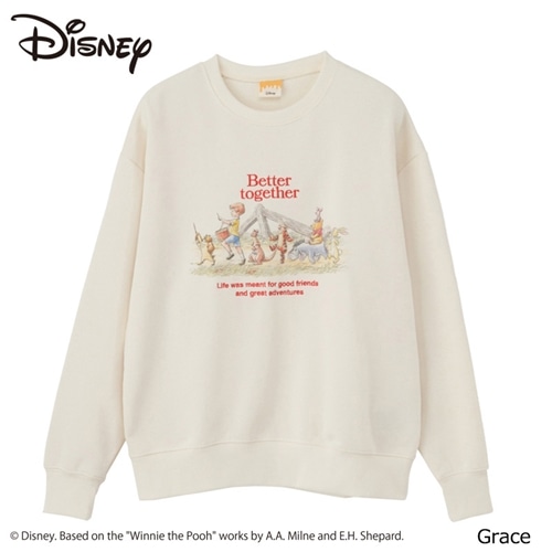Disney（ディズニー）Winnie the Pooh/スウェット(アイボリー): 通常