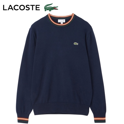 LACOSTE ラコステ ラインクルーネックセーター(メンズ)(規格なし