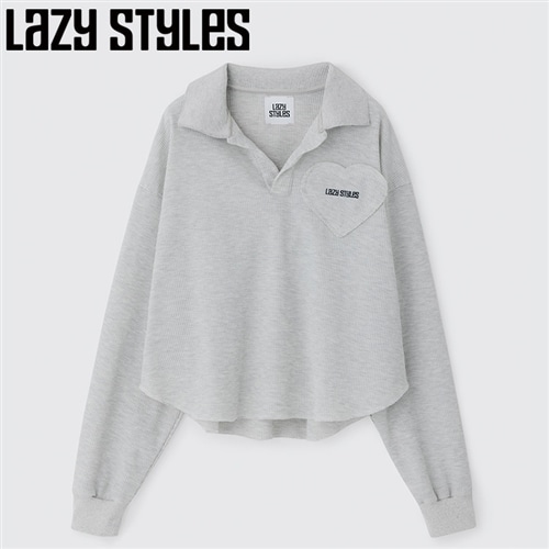 Lazy Styles レイジースタイルズ ワッフルロングスリーブTシャツ