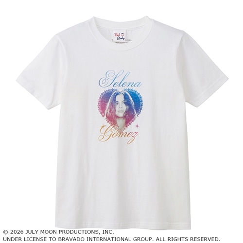 Selena Marie Gomez / セレーナ・ゴメス Tシャツ ホワイト (コンパクト