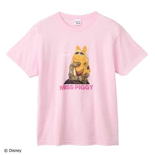 THE MUPPETS / ザ・マペッツ / ミス・ピギー / Tシャツ ピンク (ワイド