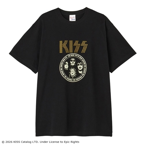 KISS キッス / Tシャツ ブラック（ワイド）(ブラック): 通常| プラザ
