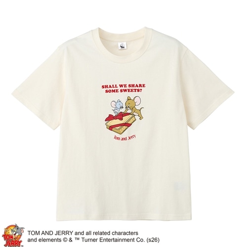 TOM and JERRY / トムとジェリー / Tシャツ オフホワイト（ベーシック