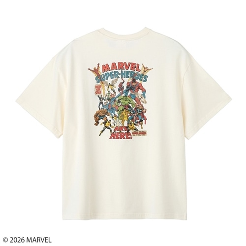 Disney（ディズニー）MARVEL マーベル / Tシャツ バニラホワイト（ビッグ）