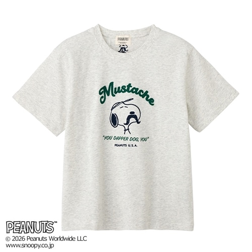 スヌーピー PEANUTS / Tシャツ アッシュ（ベーシック）(アッシュ