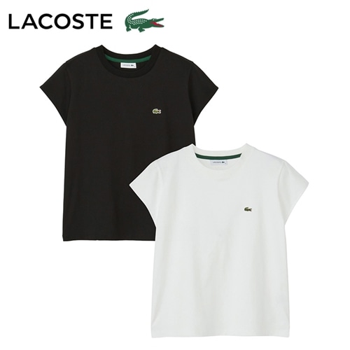 LACOSTE ラコステ フレア袖Tシャツ(ブラック): 通常| プラザオンライン