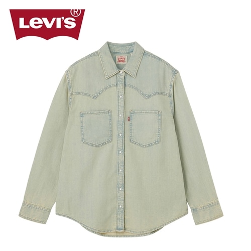 LEVI'S リーバイス ウエスタンシャツ(ブルー): 通常| プラザオンライン