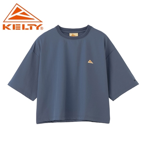 KELTY ケルティ ラッシュ コンフォート クロップド Tシャツ(ブラック