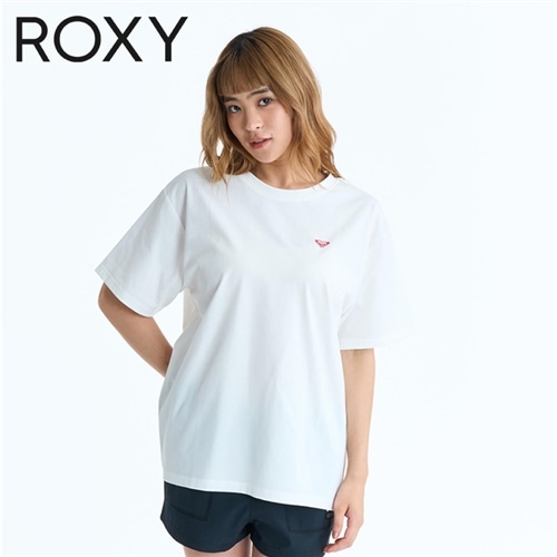 ROXY ロキシー HISTORICAL LOGO バックプリント ラッシュTシャツ(MUL