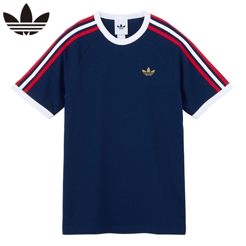 adidas アディダス リンガーTシャツ(ネイビー): 通常| プラザ