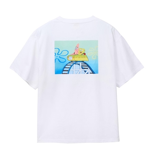 SpongeBob SquarePants スポンジ・ボブ GLOVE WORLD Tシャツ ホワイト