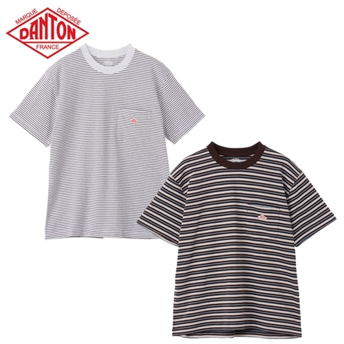 DANTON ダントン ショートスリーブTシャツ (メンズ) Sサイズ(Heather