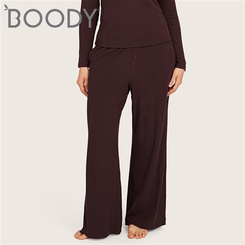 BOODY ブーディ AiraRib(TM) ラウンジパンツ マルベリー