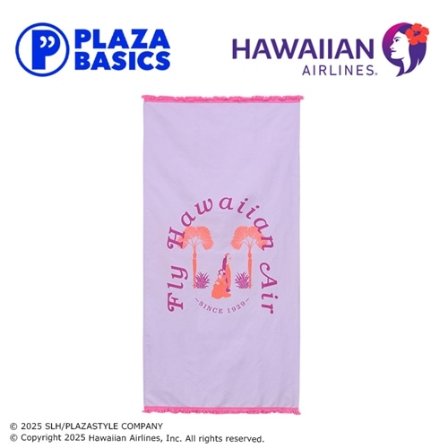PLAZA BASICS HAWAIIAN AIRLINES ハワイアン航空 ビーチタオル
