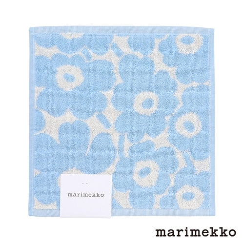 日本限定】marimekko マリメッコ Mini Unikko ミニタオル ライトブルー
