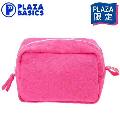 PLAZA BASICS タオル地スクエアポーチ