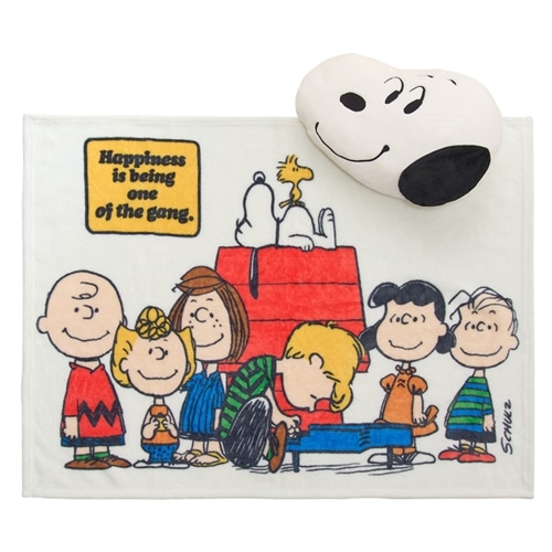 スヌーピー PEANUTS ブランケットインクッション(ブランケット