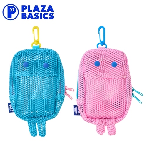 PLAZA BASICS ミニメッシュポーチ