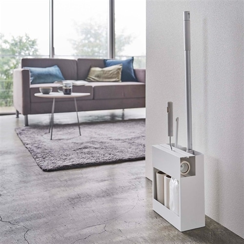 山崎実業 tower タワー クリーナーツールオーガナイザー ホワイト