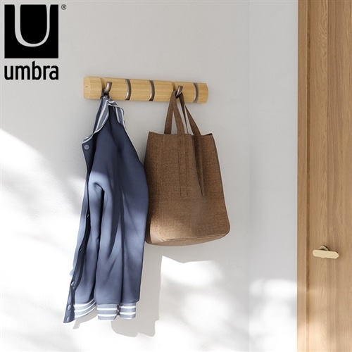 umbra フリップフック 5連 ナチュラルカラー 3個セット Umbra アンブラ