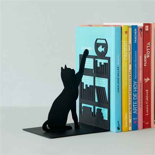 balvi バルビ ブックエンド フィッシングキャット(フィッシング