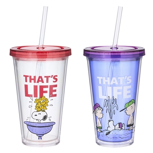 （セール）開催中 人気ブランドも続々プライス スヌーピー PEANUTS プラザ 通常| ストロータンブラー(クリア): 弁当箱・水筒