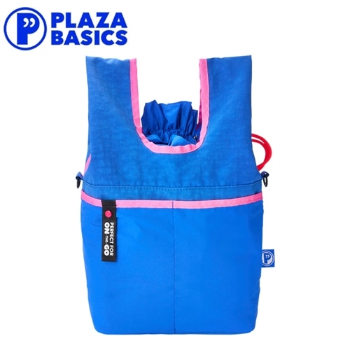 PLAZA BASICS 巾着ランチバッグ　Lサイズ