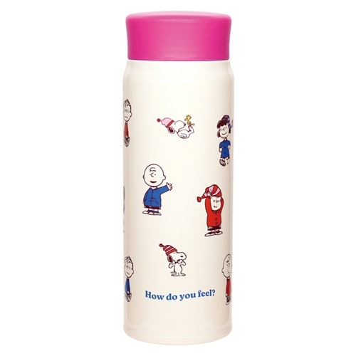 【新品未使用 / 箱付き】ステンレスプチボトル PEANUTS ブルー＆イエロー Amazon｜スターバックス スタバ ステンレス ミニボトル PEANUTS