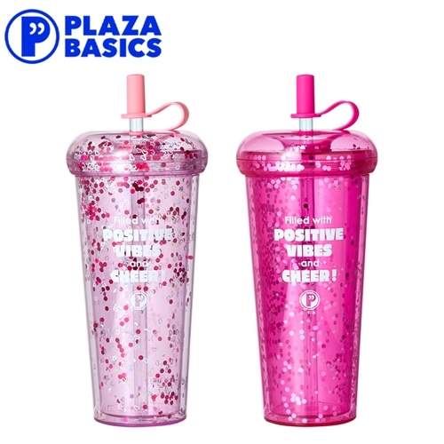 PLAZA BASICS グリッターダブルウォールタンブラー