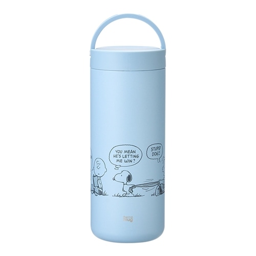スヌーピー PEANUTS thermo mug サーモマグ ランタンボトル ブルー