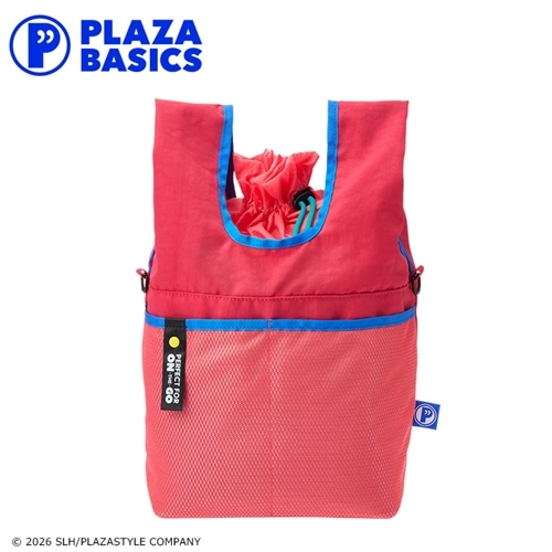 PLAZA BASICS 巾着ランチバッグ Lサイズ