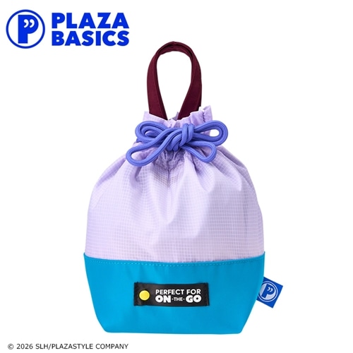 PLAZA BASICS ハンドル付きランチ巾着