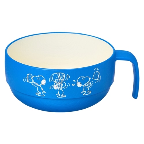 スヌーピー PEANUTS スープマグ ブルー