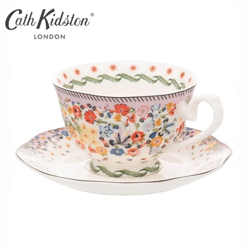 Cath Kidston キャスキッドソン ティーカップ＆ソーサーFC Harmony
